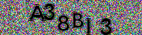 Blue Captcha Image