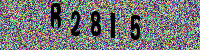 Blue Captcha Image