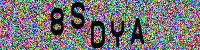 Blue Captcha Image