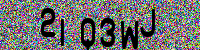 Blue Captcha Image