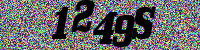 Blue Captcha Image