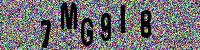 Blue Captcha Image