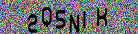 Blue Captcha Image