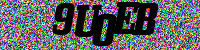 Blue Captcha Image