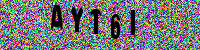 Blue Captcha Image