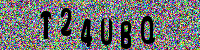 Blue Captcha Image
