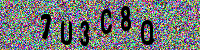 Blue Captcha Image
