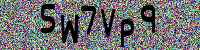 Blue Captcha Image