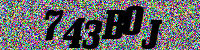 Blue Captcha Image