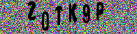 Blue Captcha Image